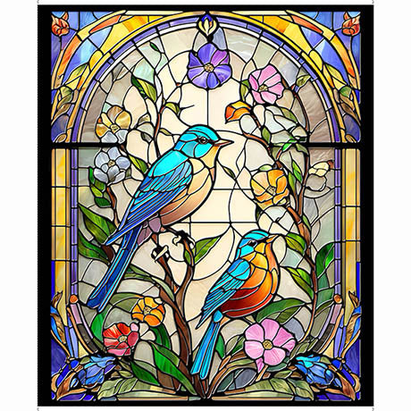 Sunlit Birds Panel