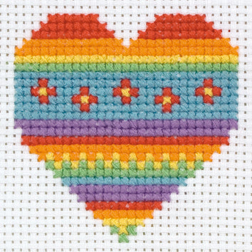 Anchor 1st Counted Cross Stitch Heart