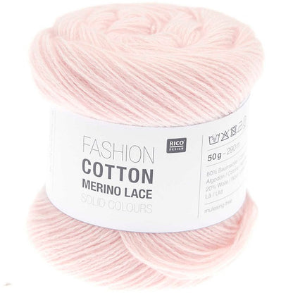 Rico Fashion Cotton Merino Lace Solid Colours