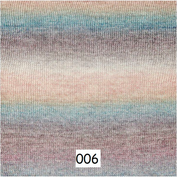 Rico Creative Painted Power Cotton DK kosse nanat khar kosse 