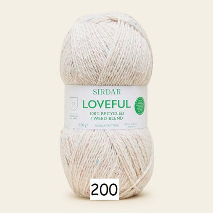 Sirdar Loveful 100% Recycled Tweed Blend DK