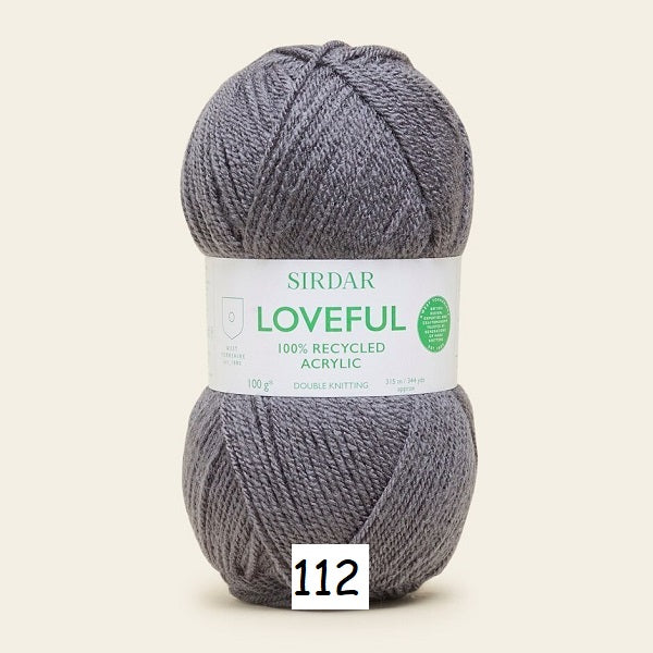 Sirdar Loveful 100% Recycled Acrylic DK kosse nanat khar kosse 