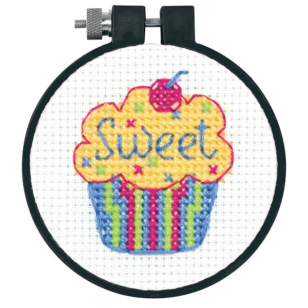 Cupcakes Learn-a-Craft Counted Cross Stitch Kit