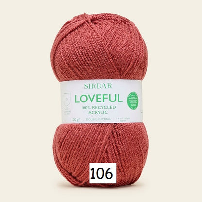 Sirdar Loveful 100% Recycled Acrylic DK