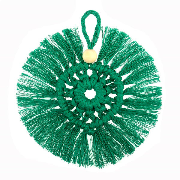 Green Wreath Macramé Decoration  Kit kosse nanat khar kosse 