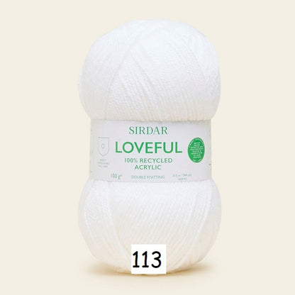 Sirdar Loveful 100% Recycled Acrylic DK