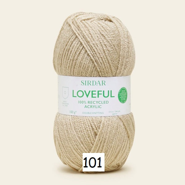 Sirdar Loveful 100% Recycled Acrylic DK kosse nanat khar kosse 