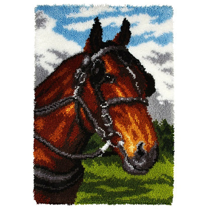 Horse Latch Hook Rug Kit