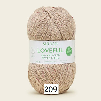 Sirdar Loveful 100% Recycled Tweed Blend DK