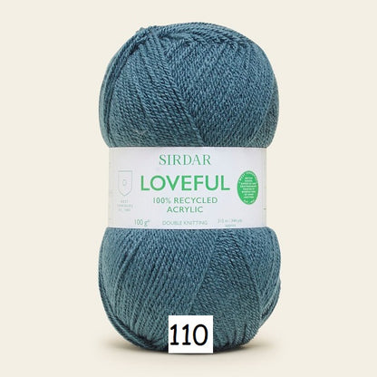 Sirdar Loveful 100% Recycled Acrylic DK