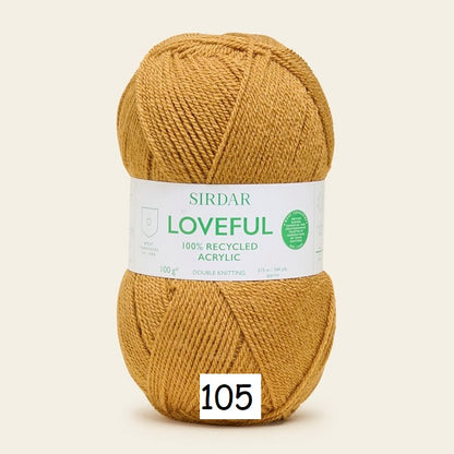 Sirdar Loveful 100% Recycled Acrylic DK