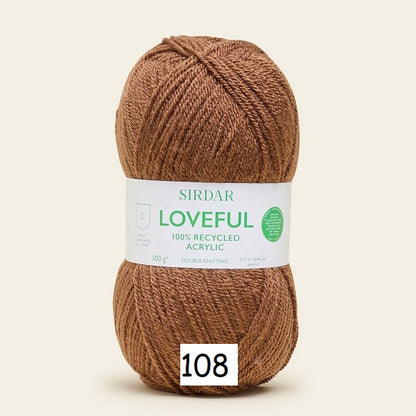 Sirdar Loveful 100% Recycled Acrylic DK