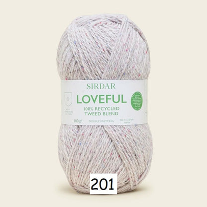 Sirdar Loveful 100% Recycled Tweed Blend DK