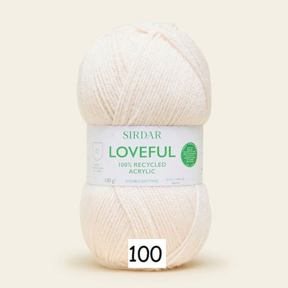 Sirdar Loveful 100% Recycled Acrylic DK