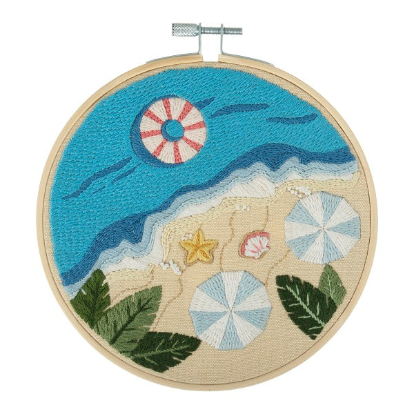 Beach embroidery Hoop Kit kosse nanat khar kosse 