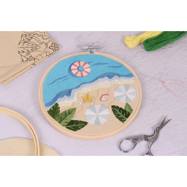 Beach embroidery Hoop Kit kosse nanat khar kosse 