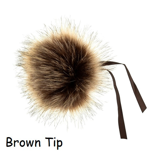 Large 11cm Faux Fur Pom Pom kosse nanat khar kosse 