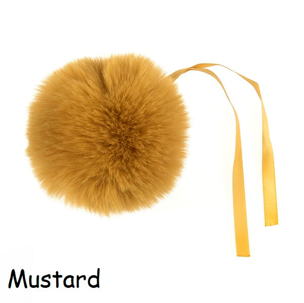 Large 11cm Faux Fur Pom Pom kosse nanat khar kosse 