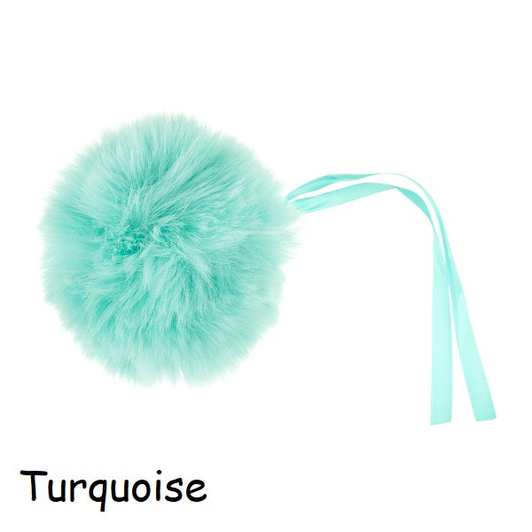 Large 11cm Faux Fur Pom Pom kosse nanat khar kosse 