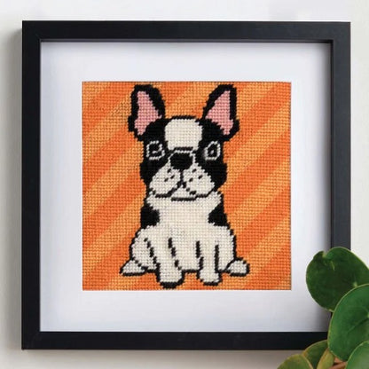 Anchor French Bulldog Louis Tapestry Kit